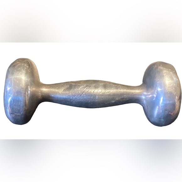 Antique sterling 925 baby rattle R.Blackinton Company sterling dumbbell rattle - Picture 2 of 9